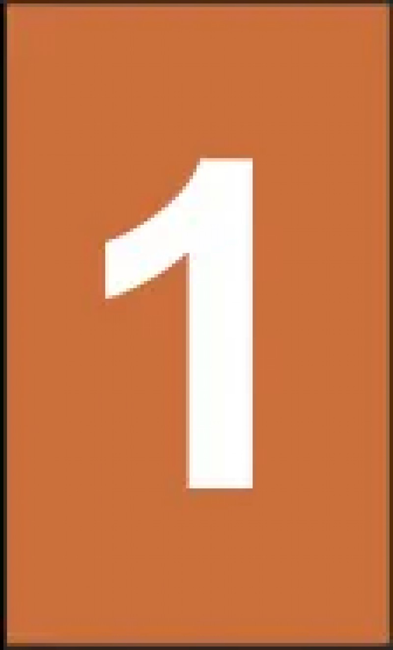 Z MARKER SIZE 5 NO 1 Brown